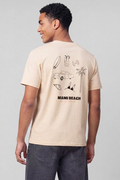 T-shirt imprim&eacute; devant/dos