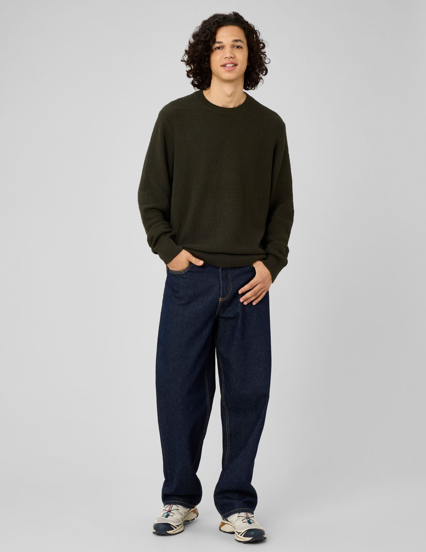 Pull maille fantaisie