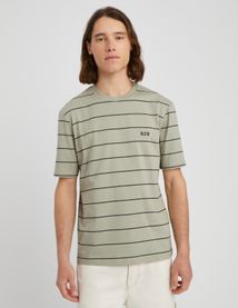 T-shirt oversize &agrave; rayures