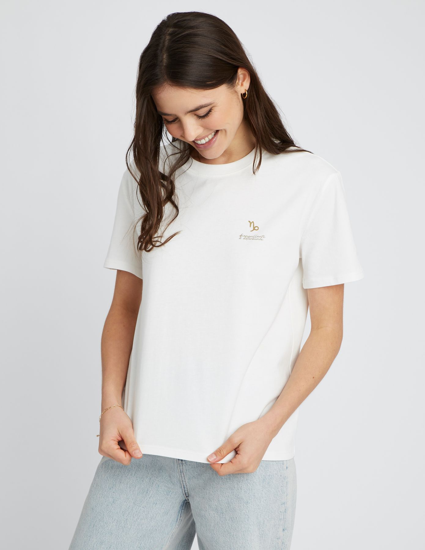 T-shirt imprimé signe astro capricorne