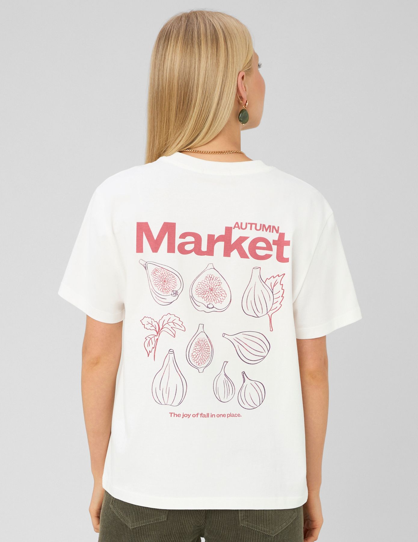 T-shirt imprim&eacute; manches courtes