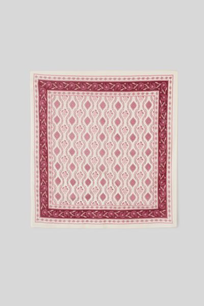 Foulard carr&eacute; imprim&eacute;