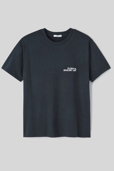 T-shirt d&eacute;val&eacute; imprim&eacute;