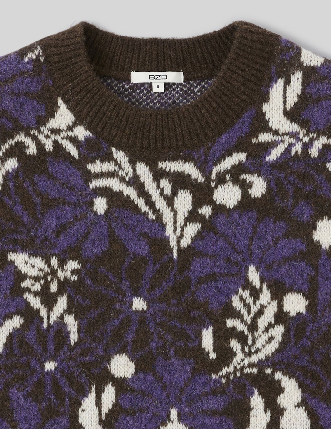 Pull jacquard floral