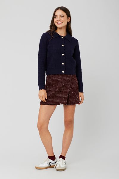 Gilet col polo boutonné