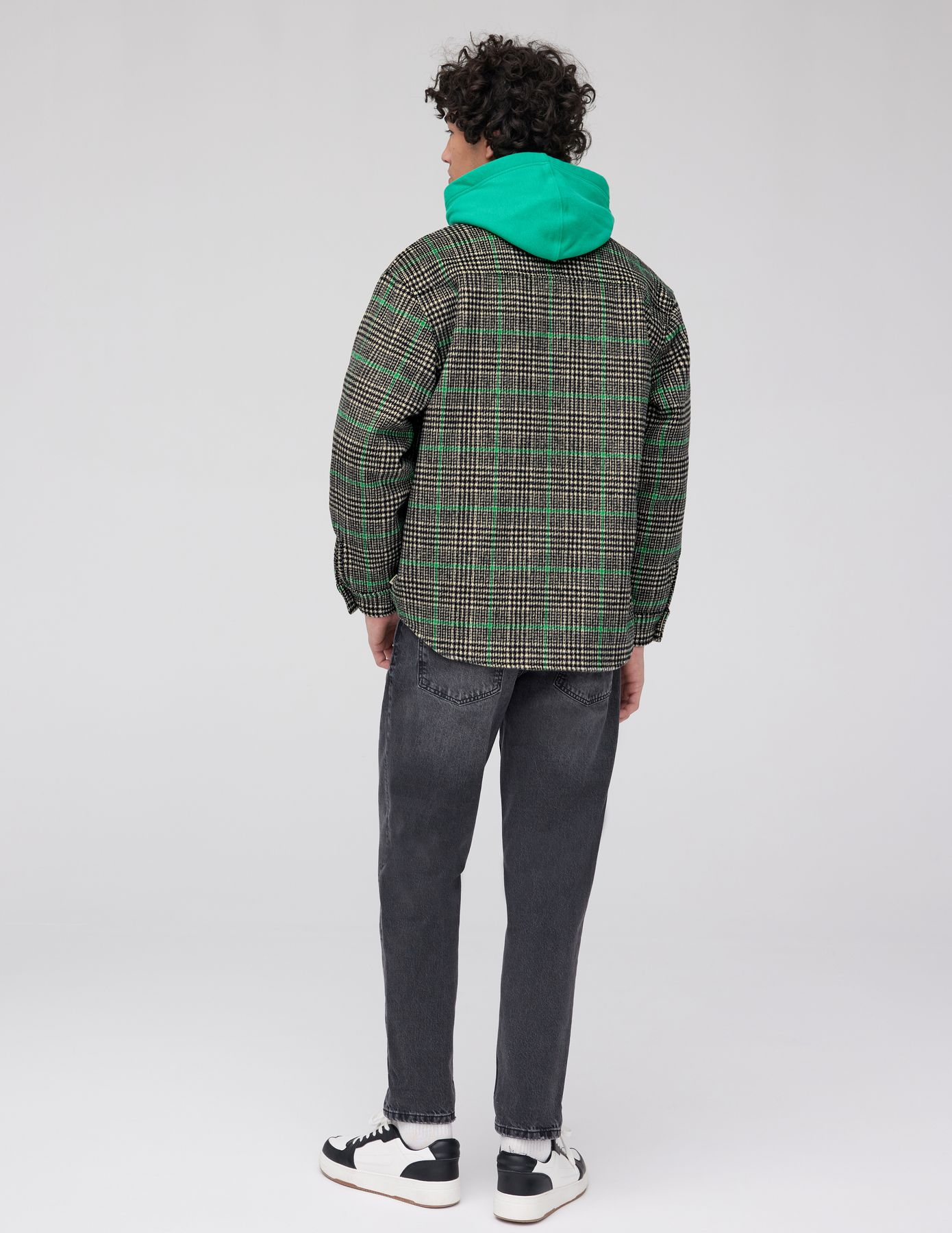 Veste surchemise à carreaux