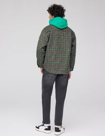 Veste surchemise à carreaux