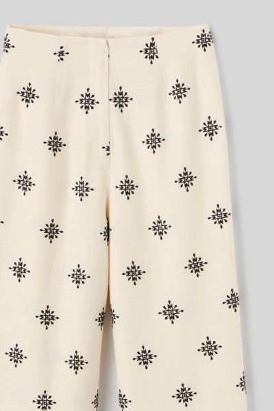 Pantalon brodé