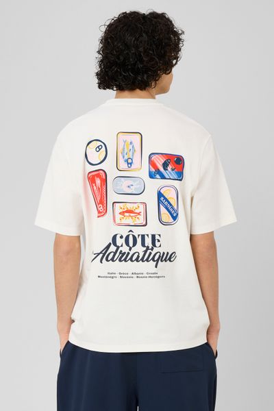 T-shirt imprim&eacute; devant/dos