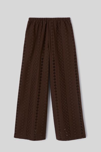 Pantalon broderie anglaise