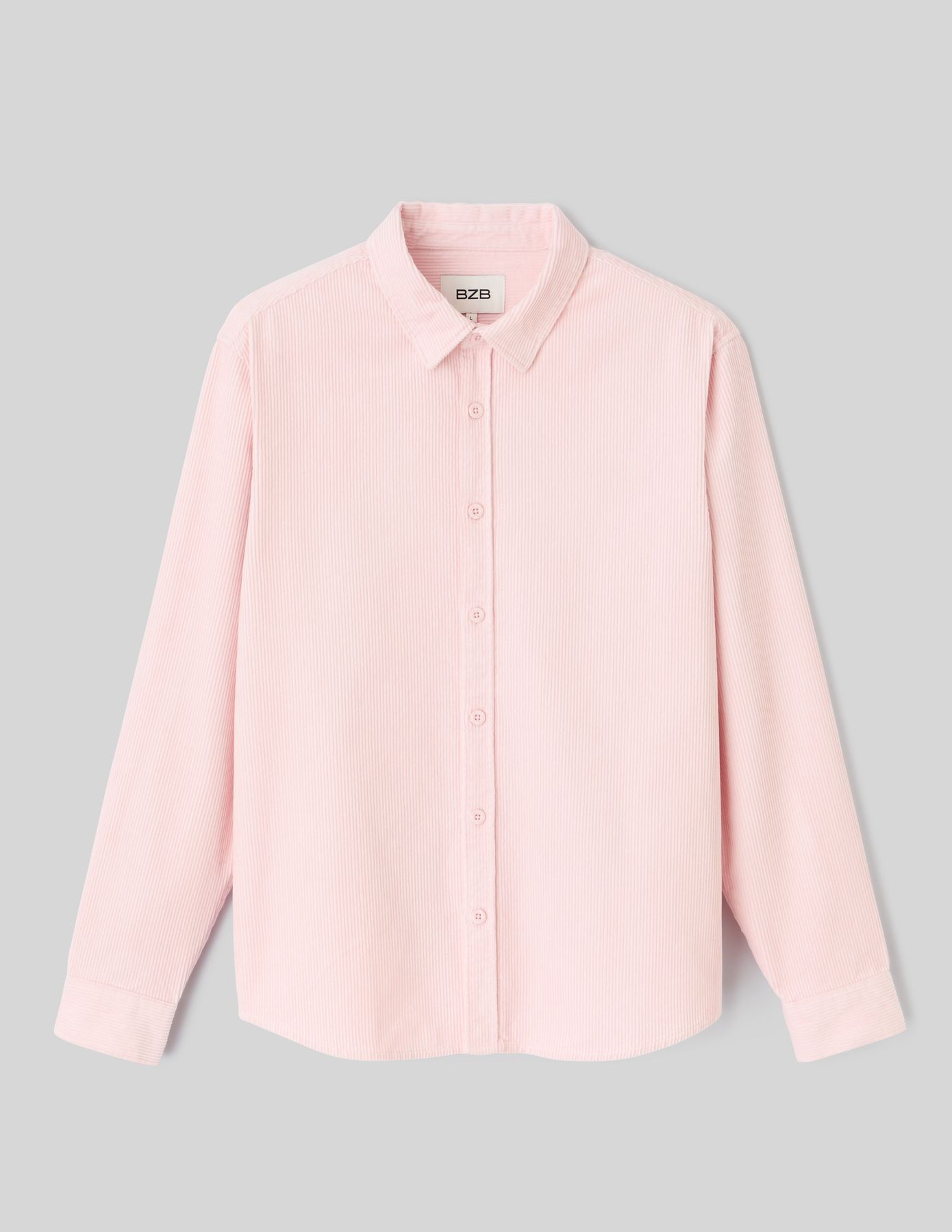 Chemise droite en velours