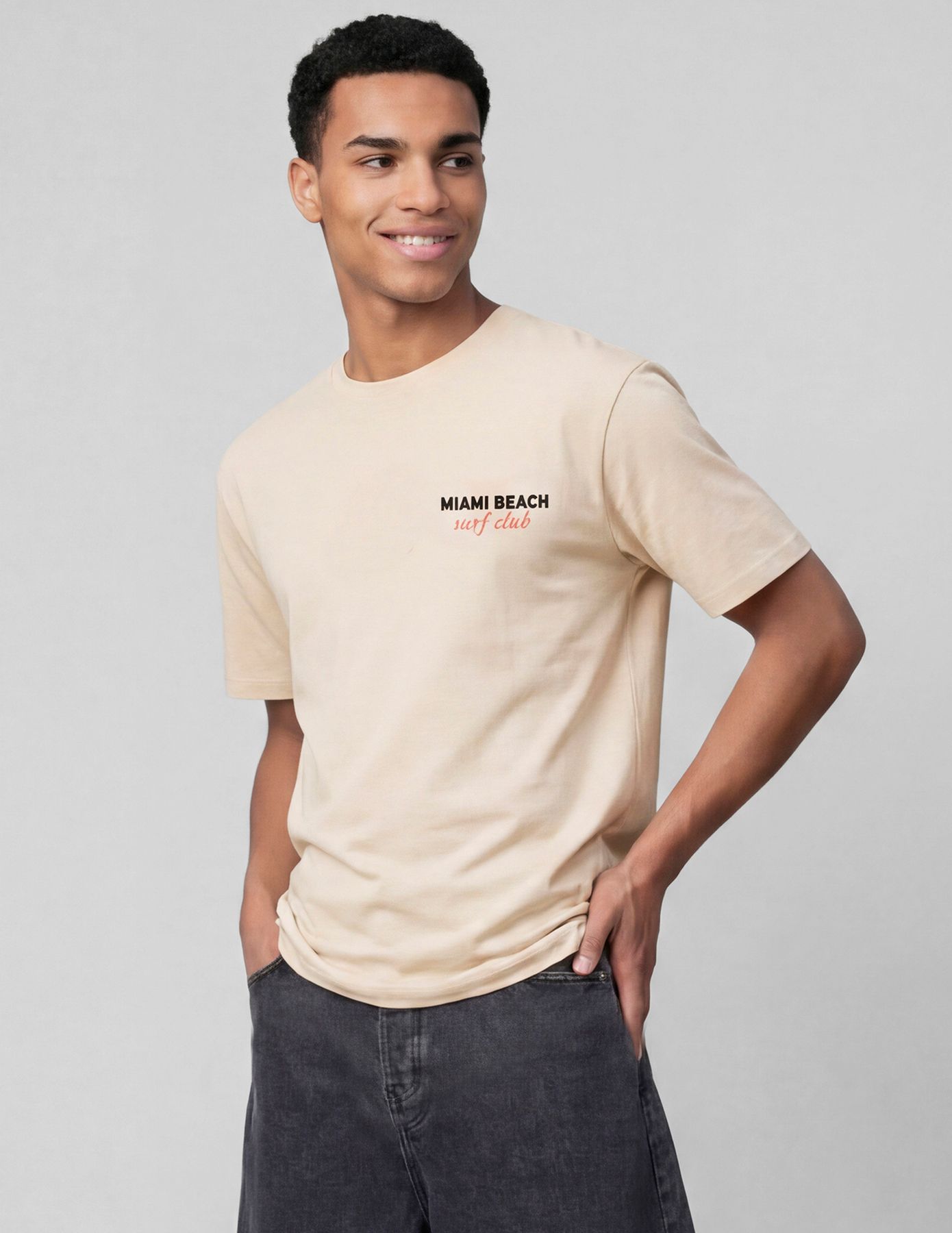 T-shirt imprim&eacute; devant/dos