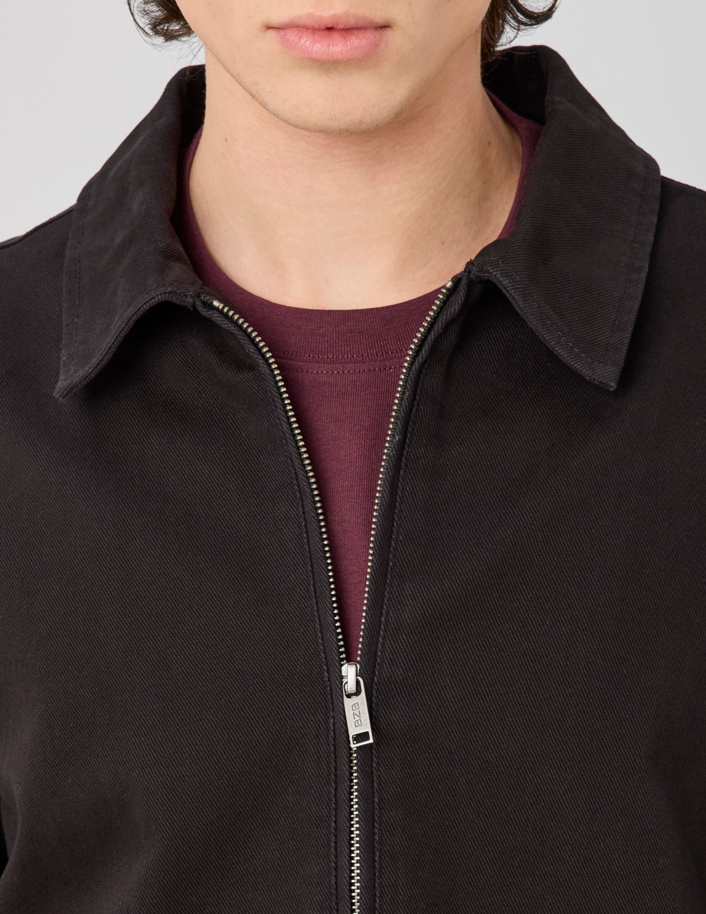 Veste zipp&eacute;e unie