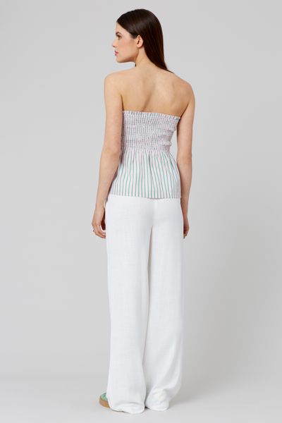 Top bustier rayé