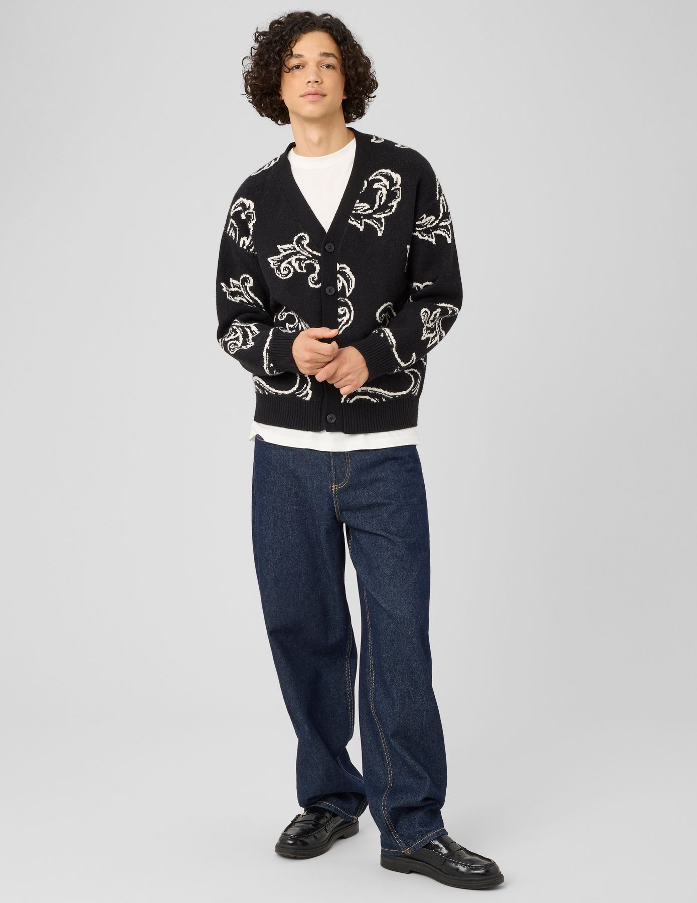 Gilet &agrave; motifs