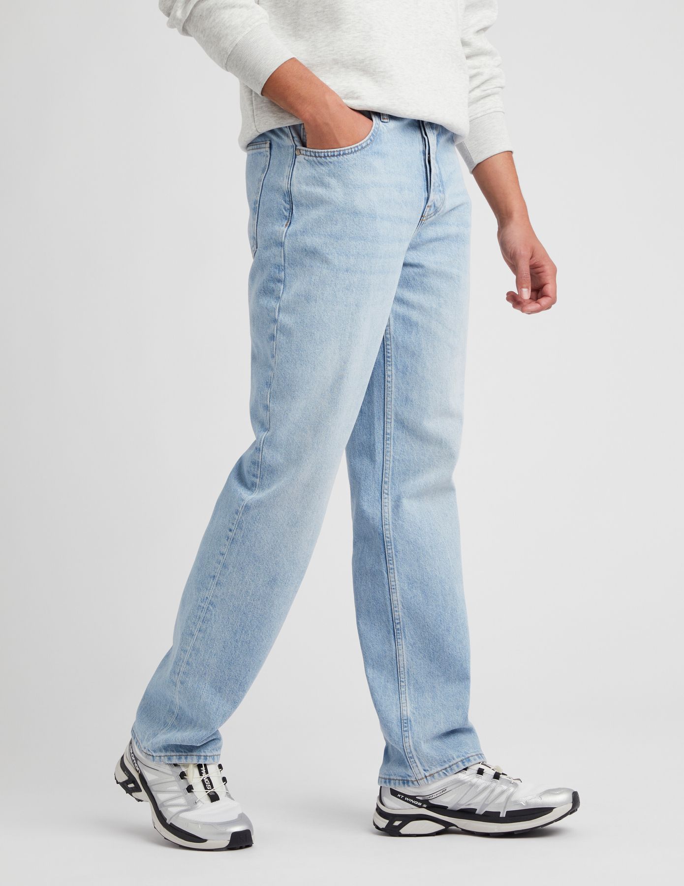 Jean comfort fit triple stone