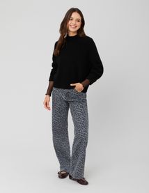 Pull col montant premium