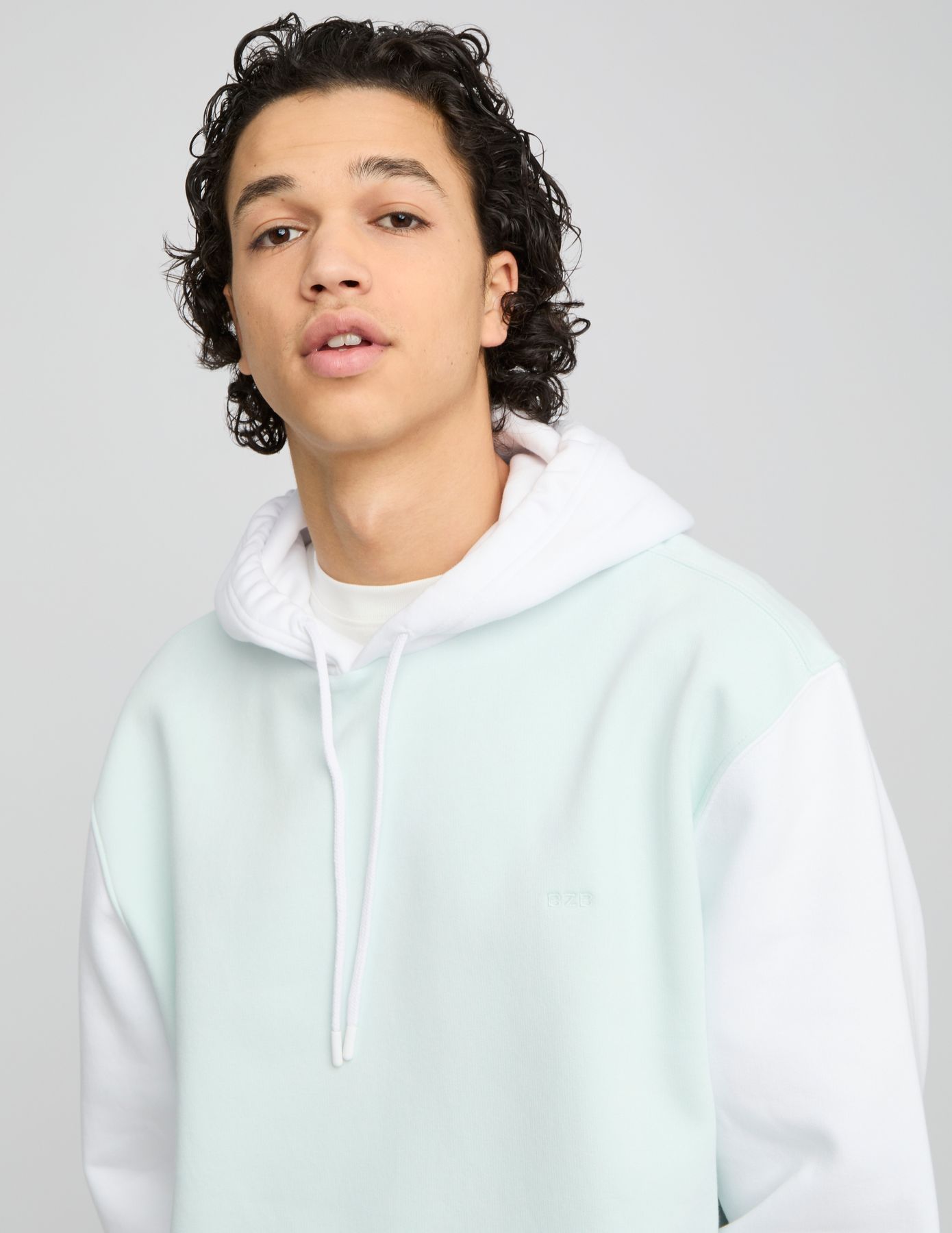 Sweat à capuche colorblock