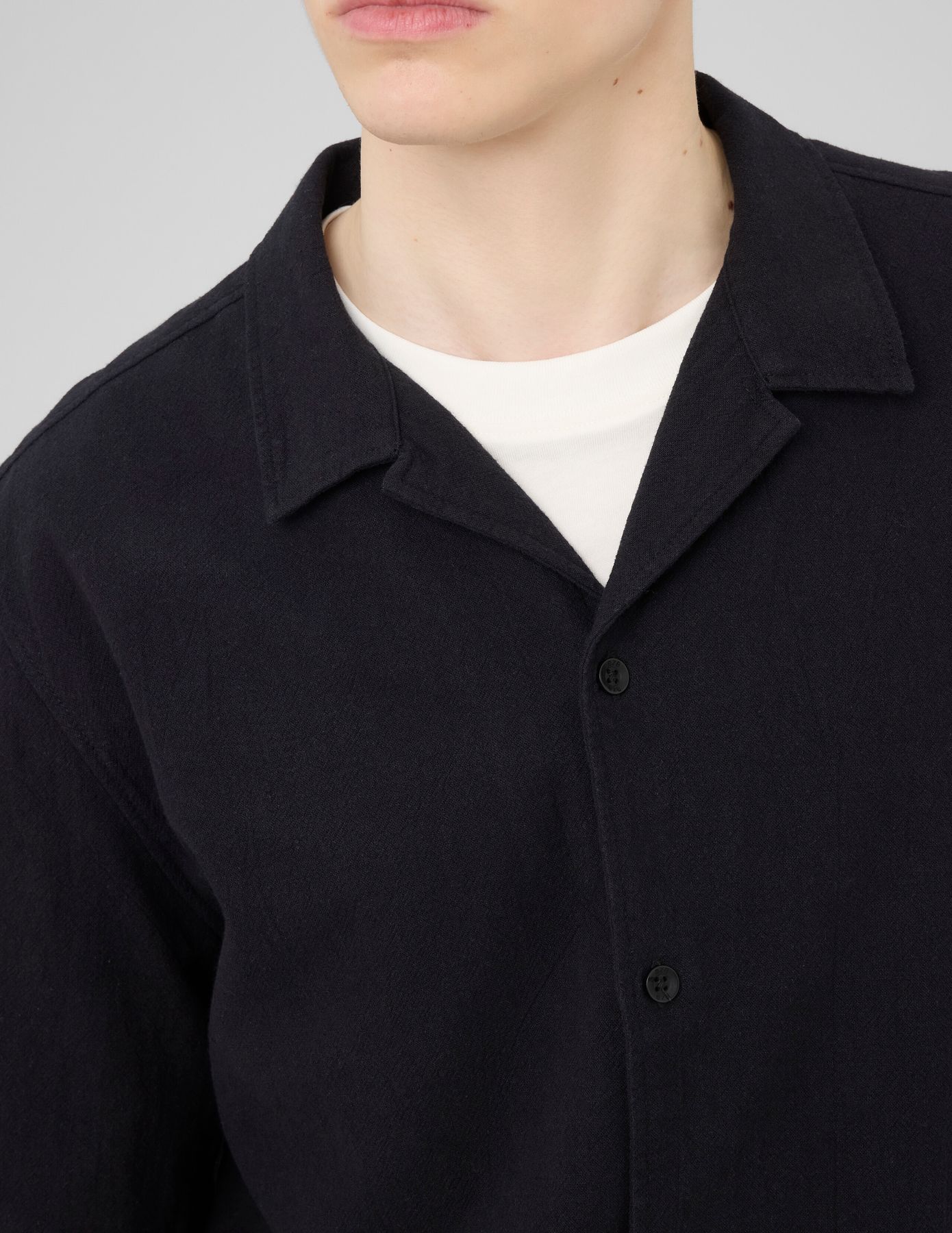 Chemises manches courtes unie