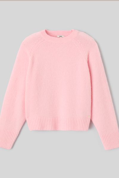 Pull col rond premium