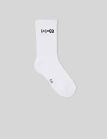 Chaussettes unitaire  1+1 = 69