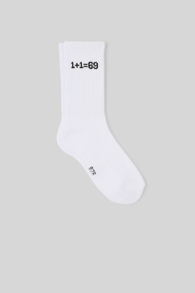 Chaussettes unitaire  1+1 = 69
