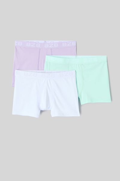 Lot de 3 boxers unis