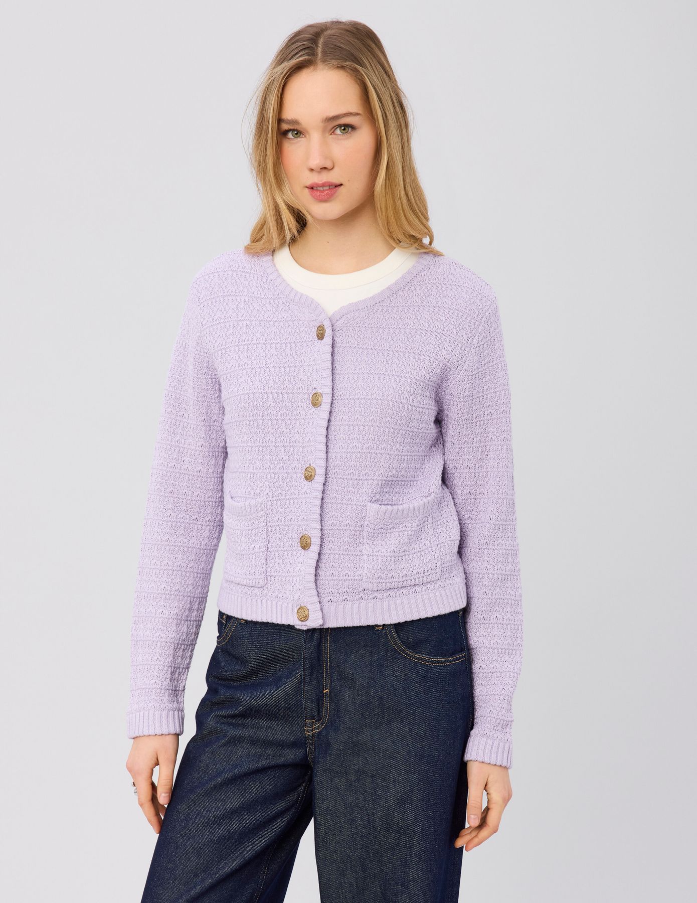 Gilet boutonn&eacute;