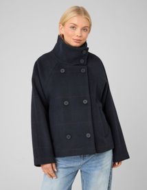 Manteau &agrave; carreaux