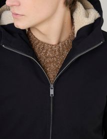 Blouson à capuche en canvas