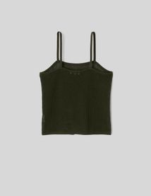 D&eacute;bardeur en crochet motif palmier