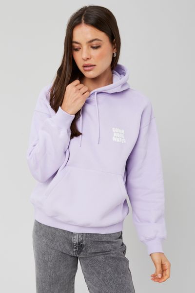 Sweat &agrave; capuche imprim&eacute; devant/dos