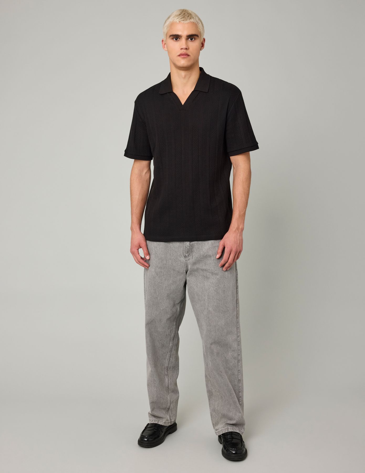 Polo maille fantaisie