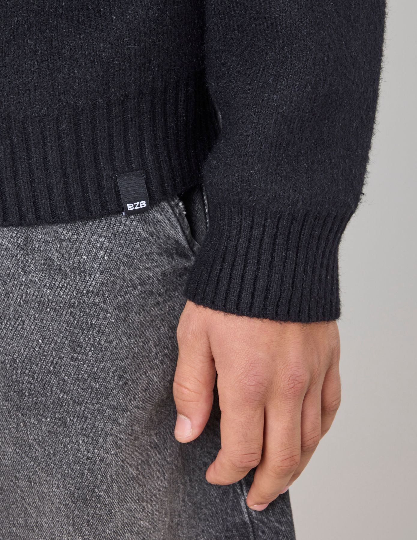 Pull col polo zippé