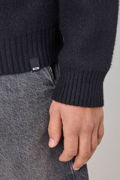 Pull col polo zippé