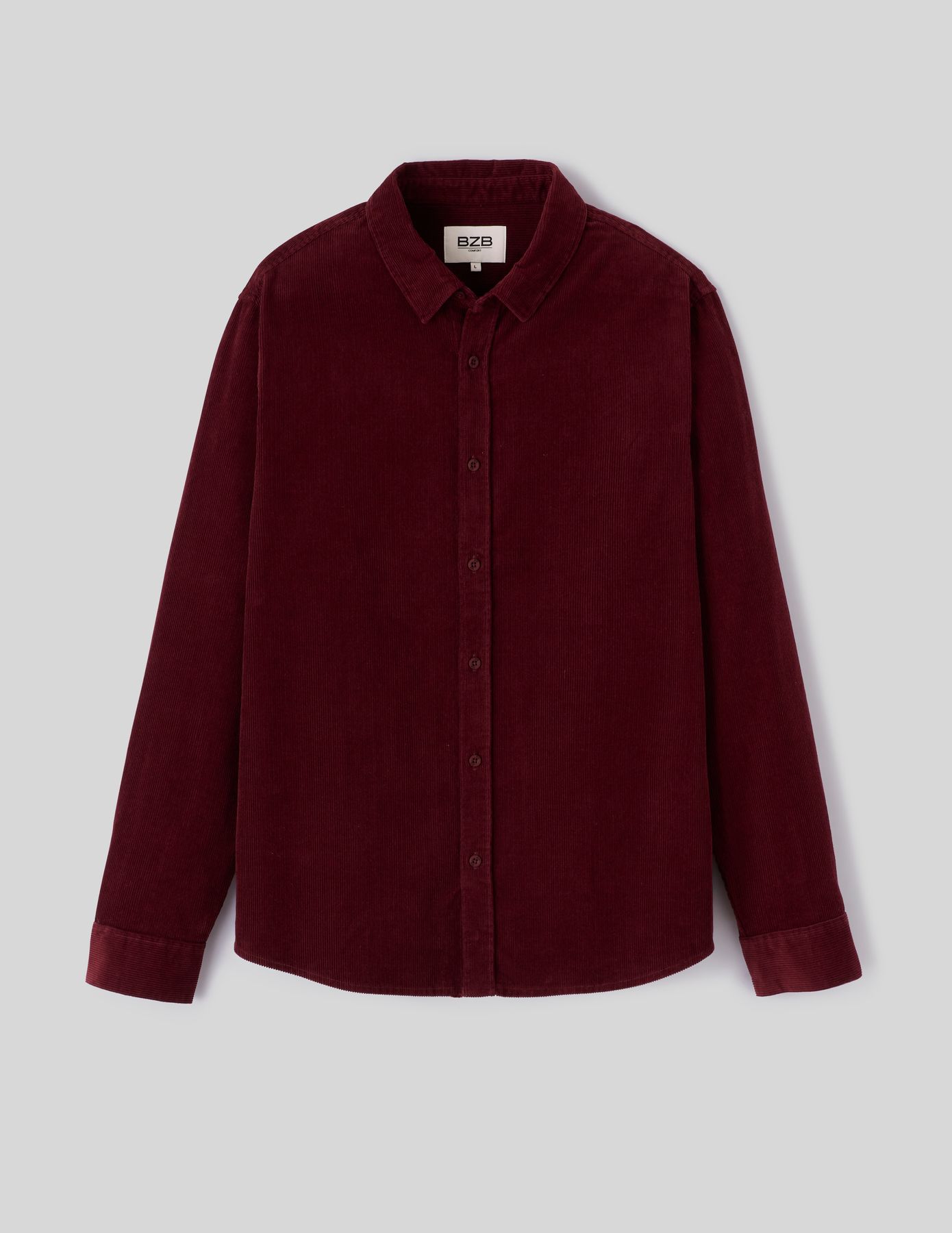 Chemise velours unie