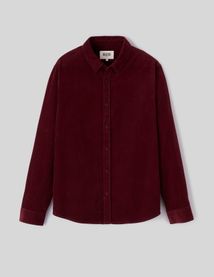 Chemise velours unie