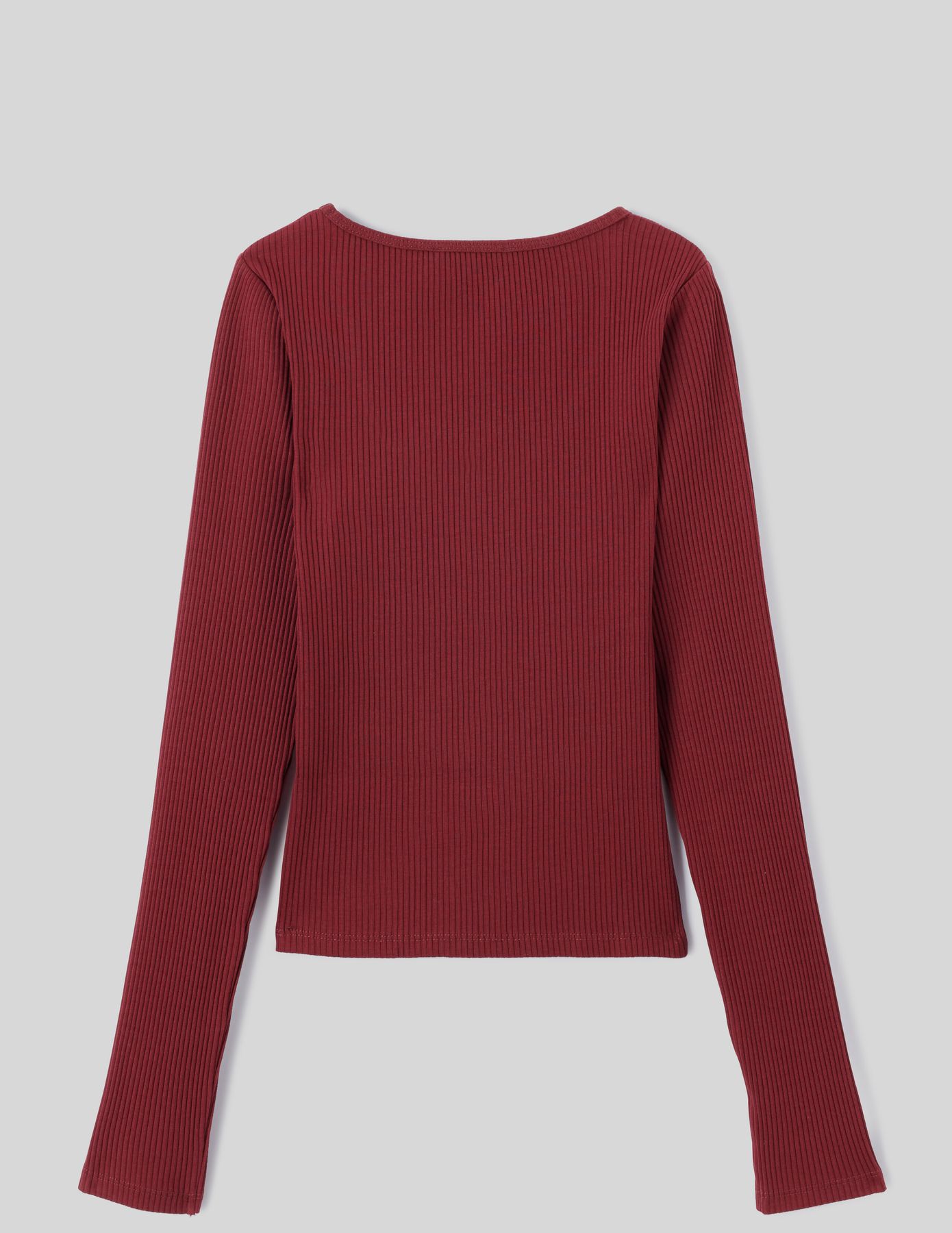T-shirt manches longues uni