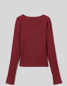 T-shirt manches longues uni
