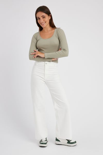 Jean wide leg court