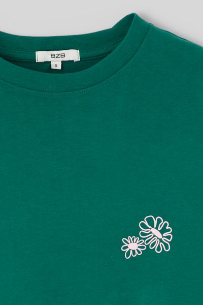 T-shirt imprim&eacute; devant / dos