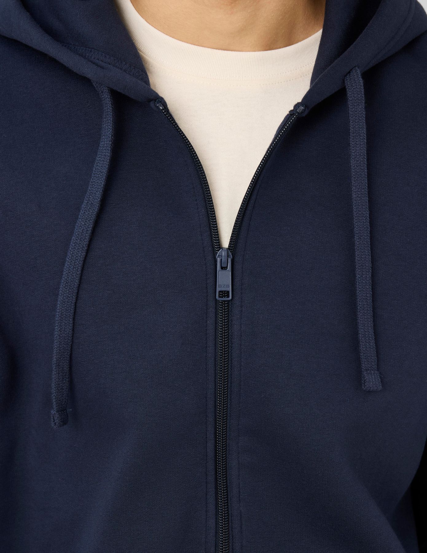 Sweat zipp&eacute; &agrave; capuche