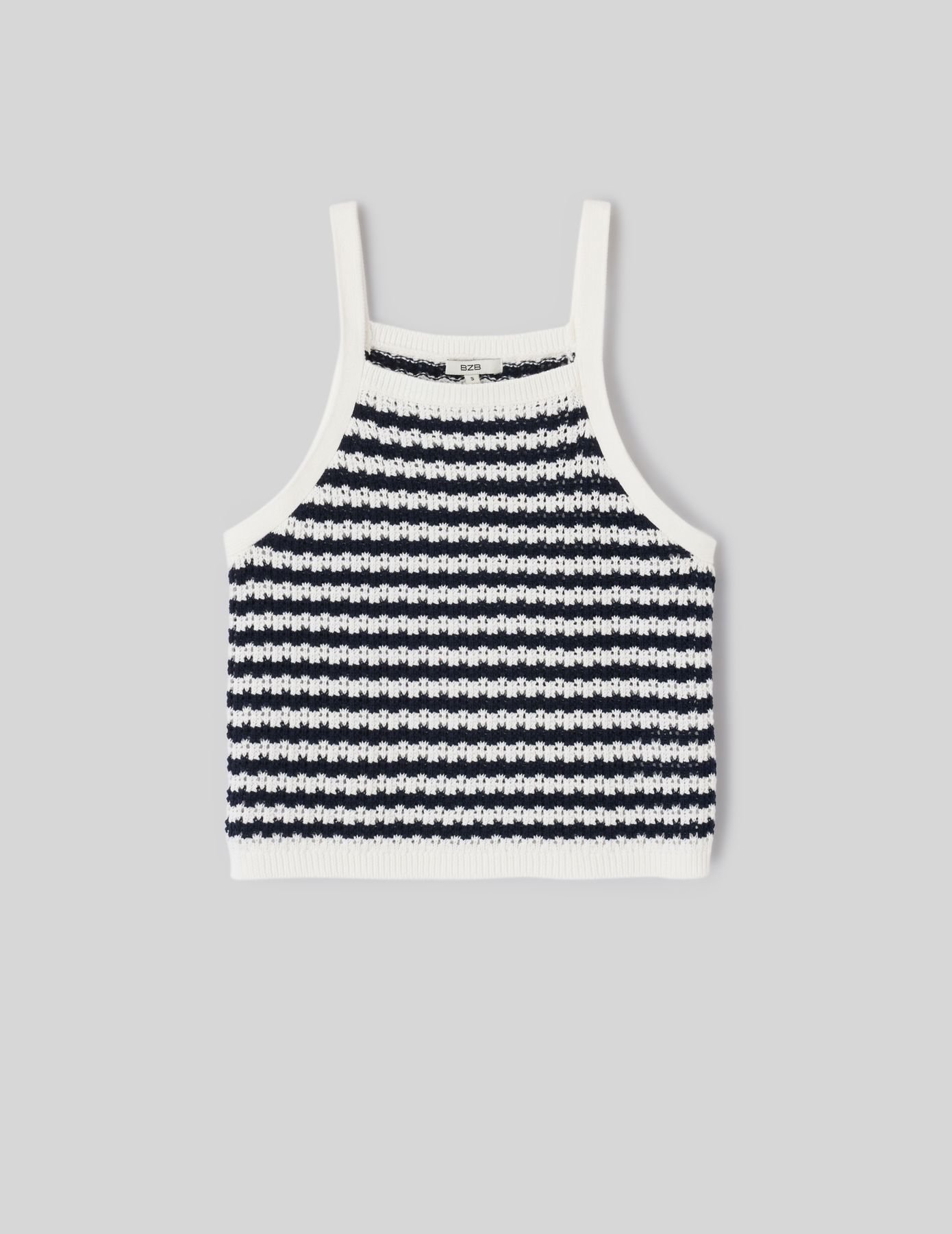 D&eacute;bardeur ray&eacute; en crochet