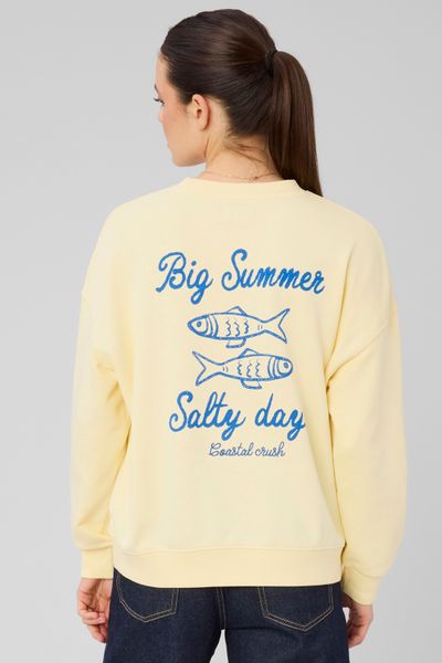 Sweat col rond imprim&eacute;