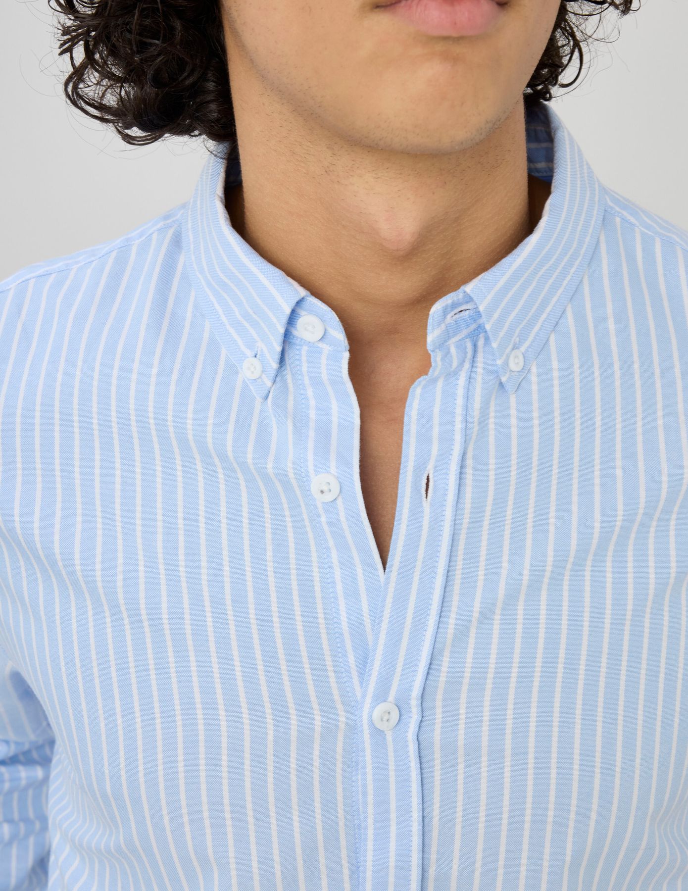 Chemise oxford rayée