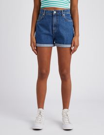 Short en jean mom fit
