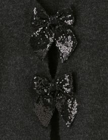Gilet noeuds sequins