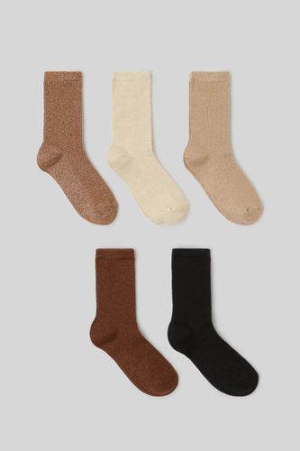 Lot de 5 paires de chaussettes lurex