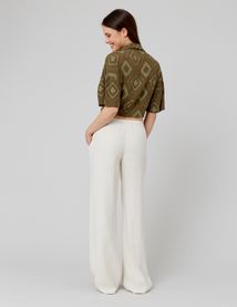 Chemise imprimée à nouer