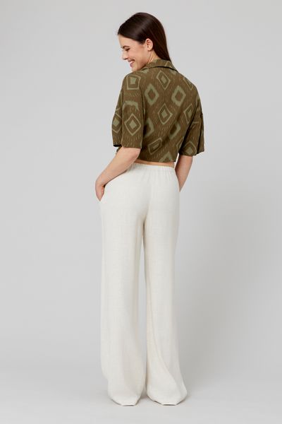 Chemise imprimée à nouer